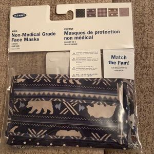 5 pack Kids Face Masks